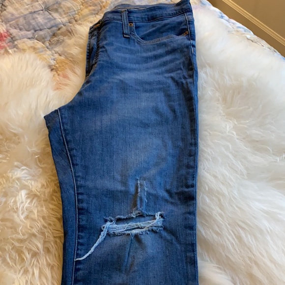 J Crew Distressed Stretch Jeans - Picture 2 of 6